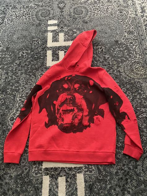 red rottweiler givenchy|givenchy rottweiler hoodie.